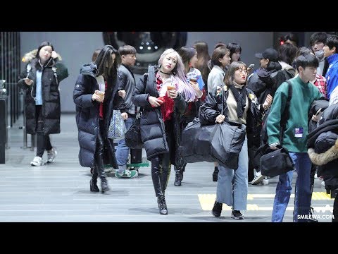 171114 EXID 더쇼 퇴근길 4K 직캠 / Fancam by -wA-