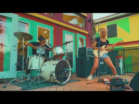 “BANGED OUT” playing poolside!