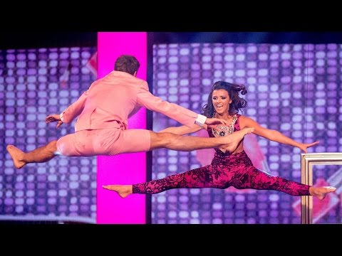 Lucy Mecklenburgh's Trampoline Performance to 'The Only Way Is Up' - Tumble: Series 1 Episode 3