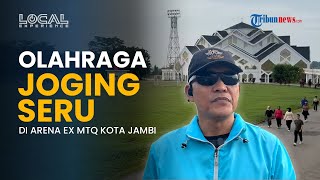 Jadi Tempat Olahraga di Kota Jambi, Arena Eks MTQ Ramai untuk Joging Masyarakat Jambi