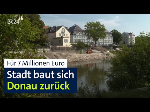 Projekt "City River": Donauwörth holt sich Fluss zurück ins Stadtbild | Abendschau | BR24