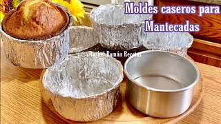 Haz tus propios moldes para hornear mantecadas🥧