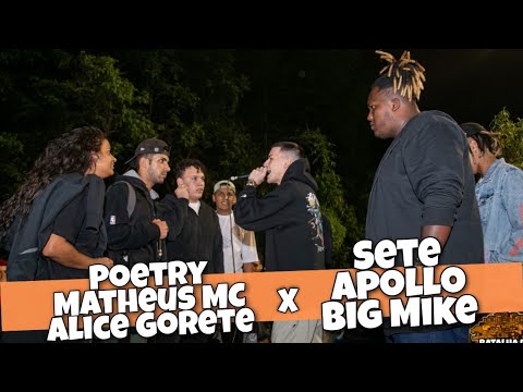 BIG MIKE, APOLO E @Sete.vaialem X ALICE GORETE(AL), MATHEUS MC E POETRY |1FASE BATALHA DA BRASILANDIA #45