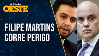 Moraes manda Filipe Martins retornar à prisão de Ponta Grossa: 'Ambiente mais seguro'