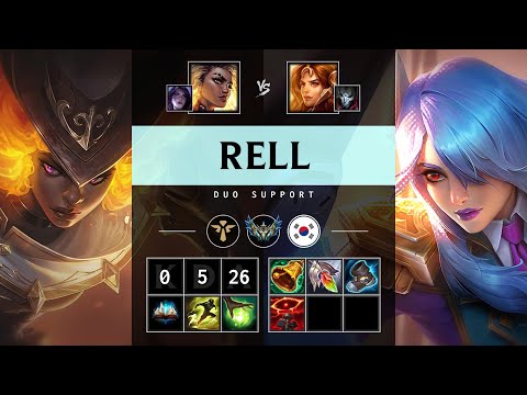 Rell Support vs Leona - KR Challenger Patch 25.16