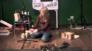 04 Rachel Lindsey at Laboratory Music #2 free improvisation festival Gainesville