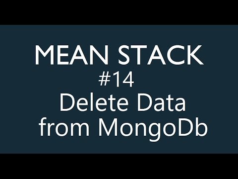 Mean Stack Tutorial 14 Delete data from Mongodb