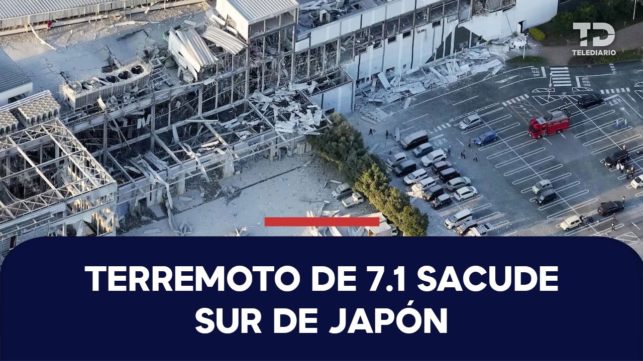 Terremoto de magnitud 7.1 sacude el sur de Japón y provoca una alerta de tsunami