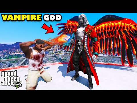 Franklin Trapped By VAMPIRE GOD in GTA 5 | SHINCHAN and CHOP