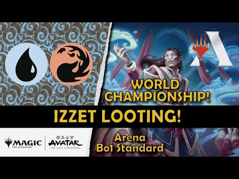 Izzet Looting World Championship Deck 🔥💧 | #mtgarena #mtg #standard #championship #avatar