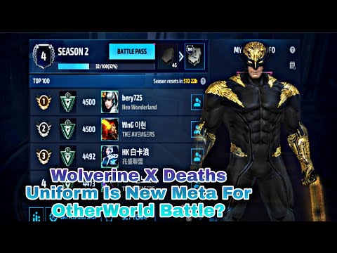 Wolverine X Deaths Uniform Is New Meta For OtherWorld Battle? - Marvel Future Fight