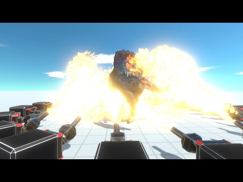 ⚡CIRCLE OF FIRE⚡NEW UPDATE⚡FLAME THROWER⚡-Animal Revolt Battle Simulator