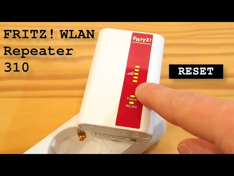 FRITZ! WLAN Repeater 310 Wi-Fi extender • Factory reset