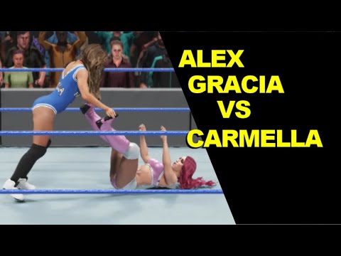 WWE 2K19 Alex Gracia vs Carmella - Knockout Match