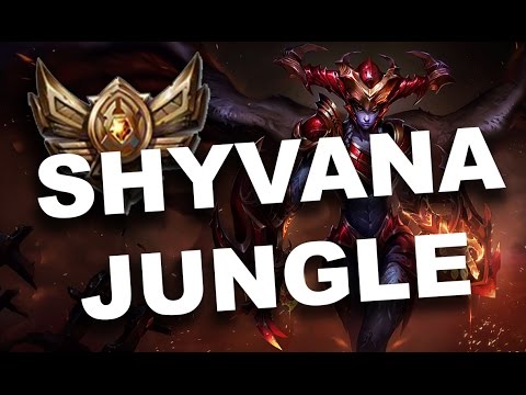 Bronze 5 Shyvana Jungle Full Game Commentary Season 6 - League of Legends