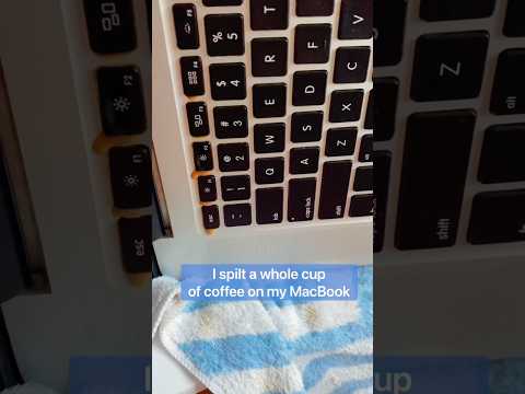 I spilt a whole cup of coffee on my MacBook Pro ☕️