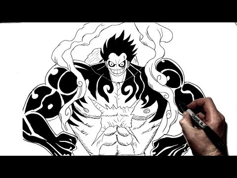 How To Draw Luffy Vs Kaido Step By Step One Piece