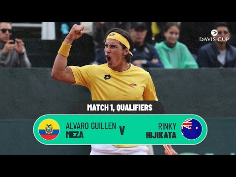 Alvaro Meza v Rinky Hijikata | Ecuador v Australia | 2026 Davis Cup Qualifiers Round 1 Highlights