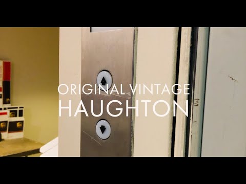 High-rise original vintage Haughton service elevator - Centre City Tower - Downtown, Pittsburgh, PA