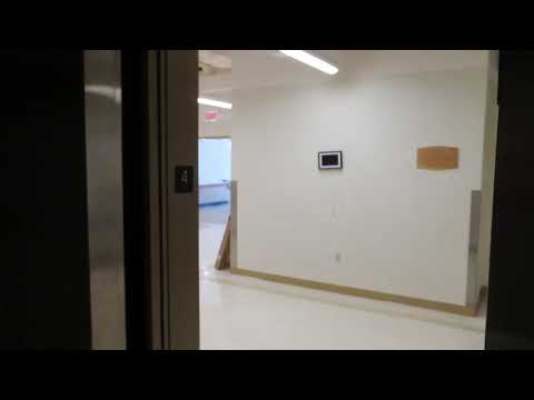 Long hydraulic elevator (passenger) at Wrighton hall, Washington University, St. Louis MO