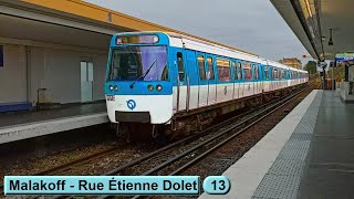 Malakoff - Rue Étienne Dolet | Line 13 : Paris métro ( RATP MF77 )