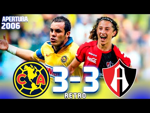 SHOW de GOLAZOS en el COLOSO de SANTA ÚRSULA 🏟️🦅 América 3-3 Atlas 🦊 Cuartos vuelta - Apertura 2006