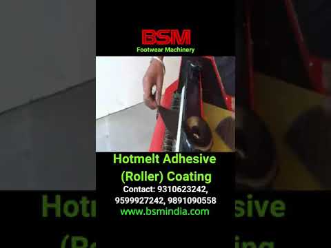 Hot melt roller coating gluing machine - hot melt machine ap...