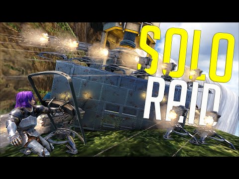 SOLO Raiding The Most Hidden Base Locations Day 1 For INSANE LOOT! - ARK