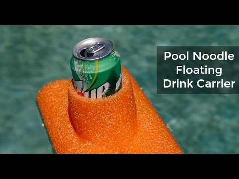 Pool Noodle Floating Drink Carrier