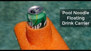 Pool Noodle Floating Drink Carrier