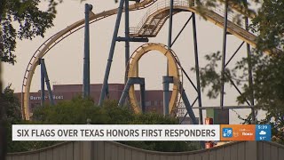 Six Flags Over Texas honors first responders