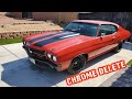 APPLYING VINYL STRIPES  FROM PHOENIX GRAPHICS ON 70 CHEVELLE