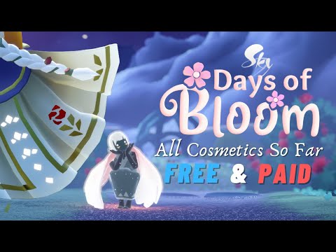 [Beta] Days of Bloom 2025 | Free Vs Paid Cosmetics in New Update | Sky Cotl | Vizsky