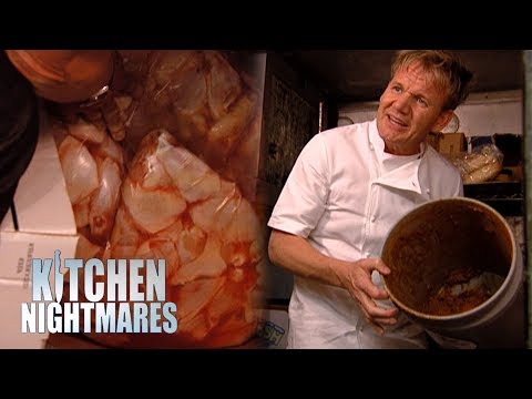 Ramsay Flips Out Over RAW Pork Stored Next to COOKED Chicken Wings! | Kitchen Nightmares