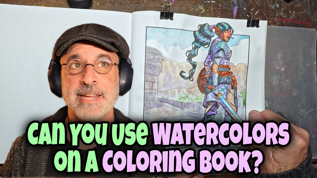 Can You Use Watercolors on a Coloring Book?