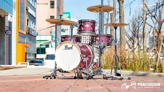 Video thumbnail for [Sound Sample] Pearl Midtown Drum Set (by 임채광) by Percussion Center