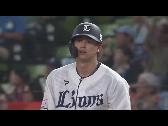 【1回裏】鮮やかに先制!! ライオンズ・西川愛也 センターへのタイムリーヒット!! 2024年7月10日 埼玉西武ライオンズ 対 北海道日本ハムファイターズ