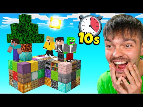 MINECRAFT ale CAŁY SKYBLOCK LOSUJE SIĘ co 10 sekund z WOJANOWICAMI!