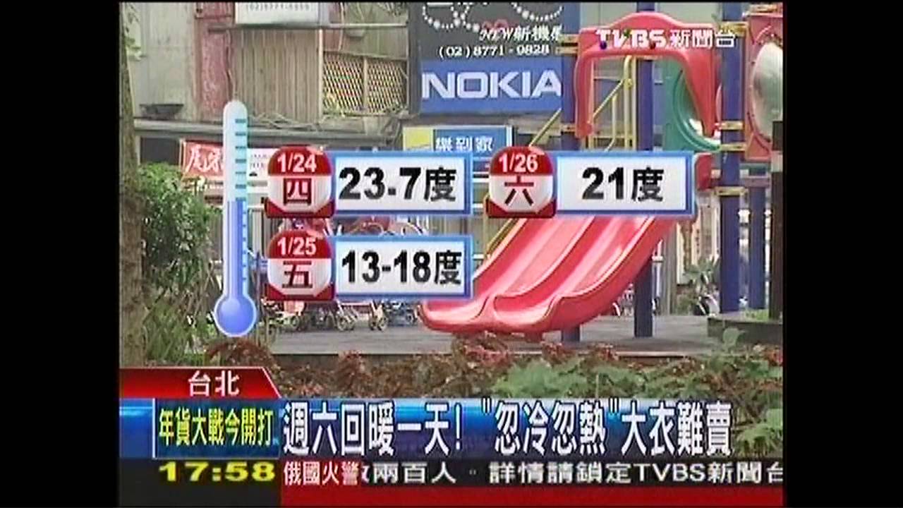 週六回暖一天! 「忽冷忽熱」大衣難賣