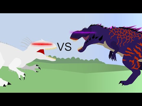 Indominus Rex VS Omega 09 (Animation Cartoon Battle)