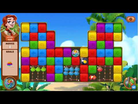 Lost Island Blast Adventure Level 408 - No Boosters