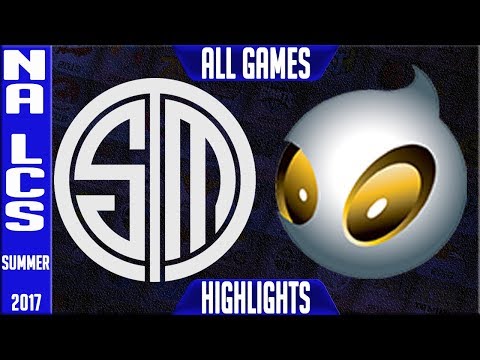 TSM vs DIG Highlights ALL GAMES Semi finals NA LCS Playoffs Summer 2017 Team Solomid v Team Dignitas