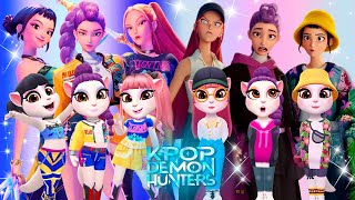 😈🎵 My Talking Angela 2 | K-POP DEMON HUNTERS VS Saja Boys | New Cosplay | Makeover 🔥✨