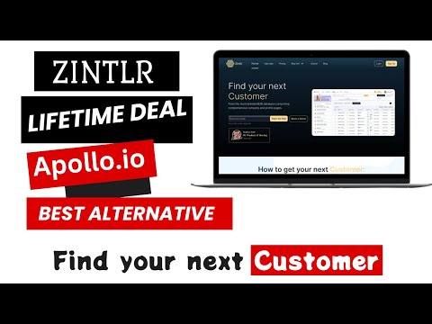 Zintlr Review and Lifetime Deal Best B2B Lead Generation Tool Apollo Alternative Best Tool