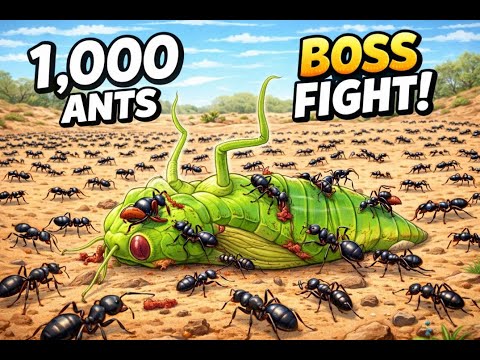 1,000 Ants vs Cockroach, Isopod, and More Ant Bos