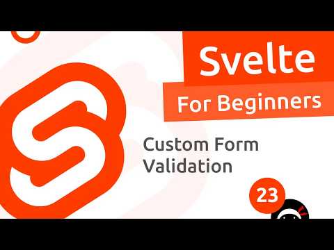 Svelte Tutorial for Beginners 1 Introduction