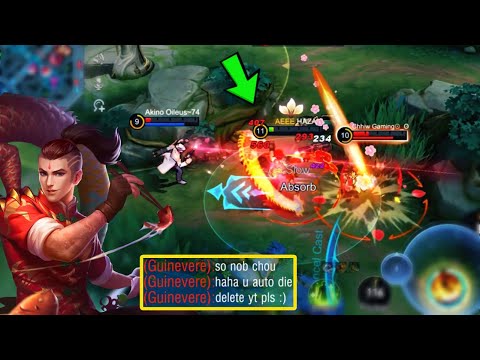 REASON WHY GUINEVERE USERS HATE MY CHOU!! | HARD CARRY SOLO GAMEPLAY | Mobile Legends