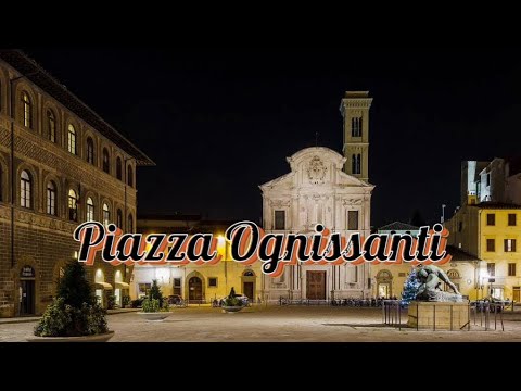 Piazza Ognissanti || my Evening walk in Florence, Italy