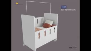 Mini Berço Sonho - Ref. 74393