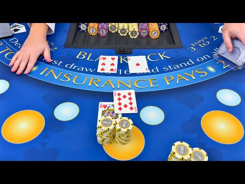 SUPER MASSIVE $400,000 BLACKJACK BET WIN AT THE PERFECT TIME IN HIGH STAKES CASINO WIN!